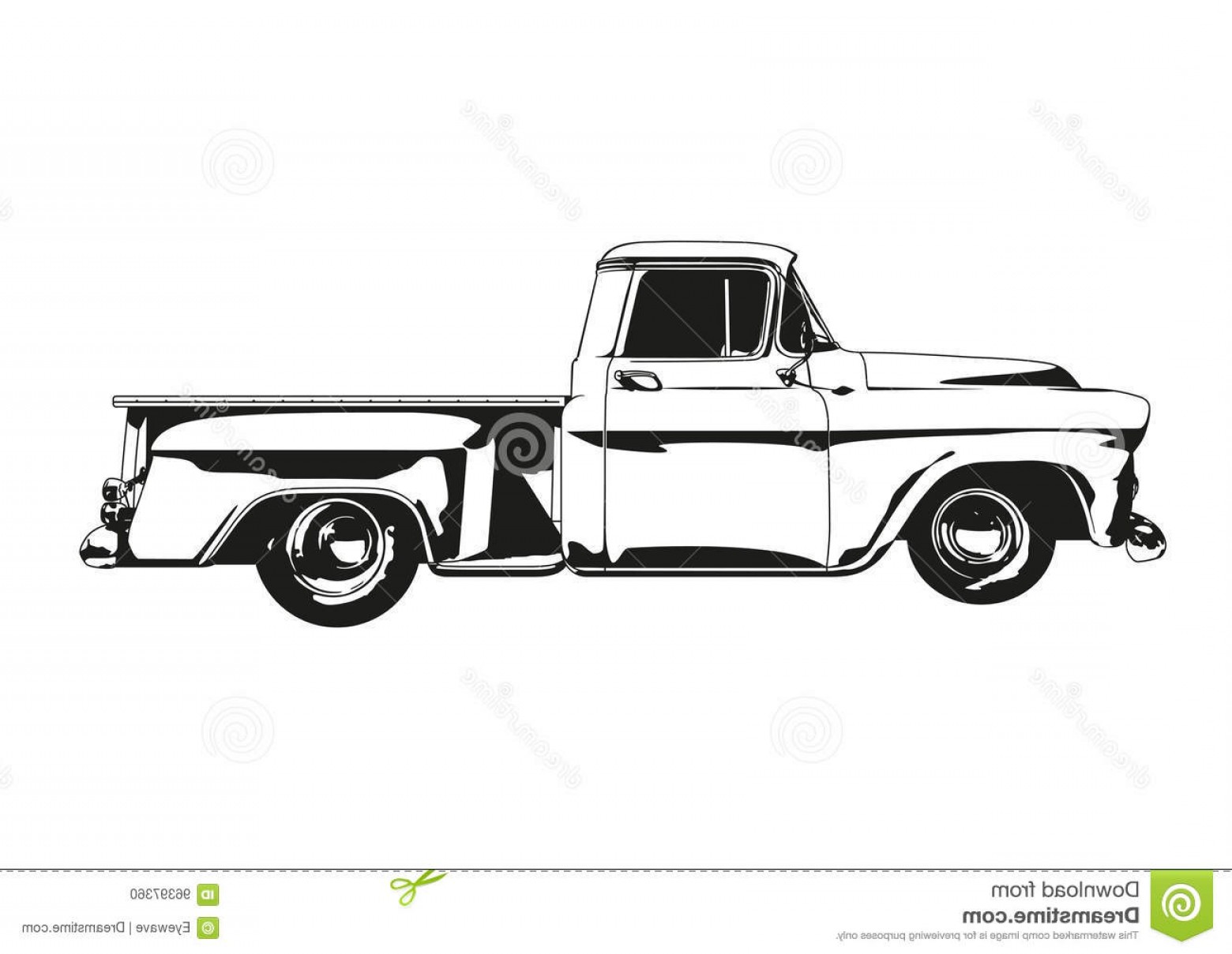 Truck Silhouette Vector at Vectorified.com | Collection of Truck ...