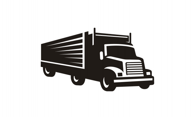 626x375 Truck Clip Art Silhouette Vector Premium Download