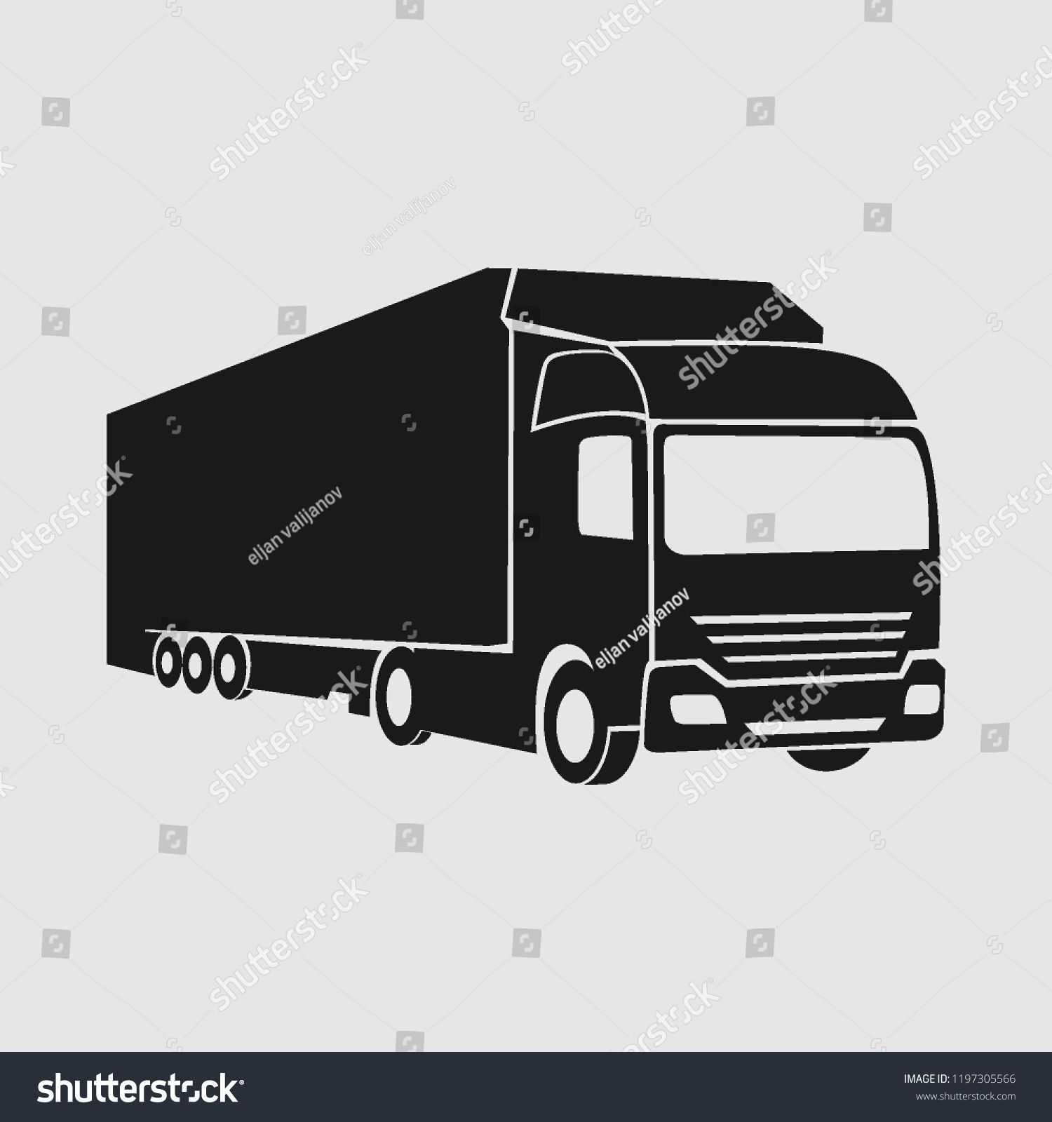 1500x1600 Truck Silhouette Vectortruck Silhouette Vector Aesthetic
