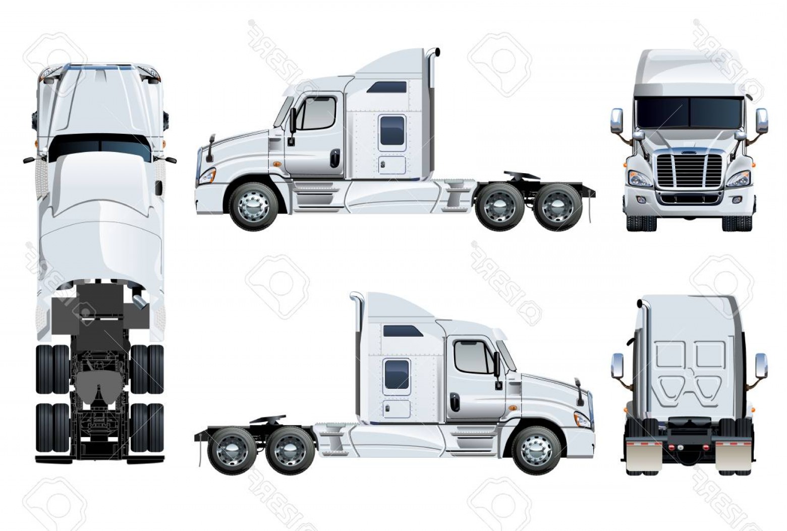 1560x1052 Semi Truck Front Vector Hoodamathrun
