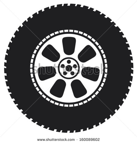 450x470 Tires Spinning Vector Images