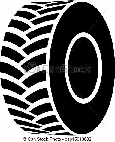 383x470 Truck Tire Clipart