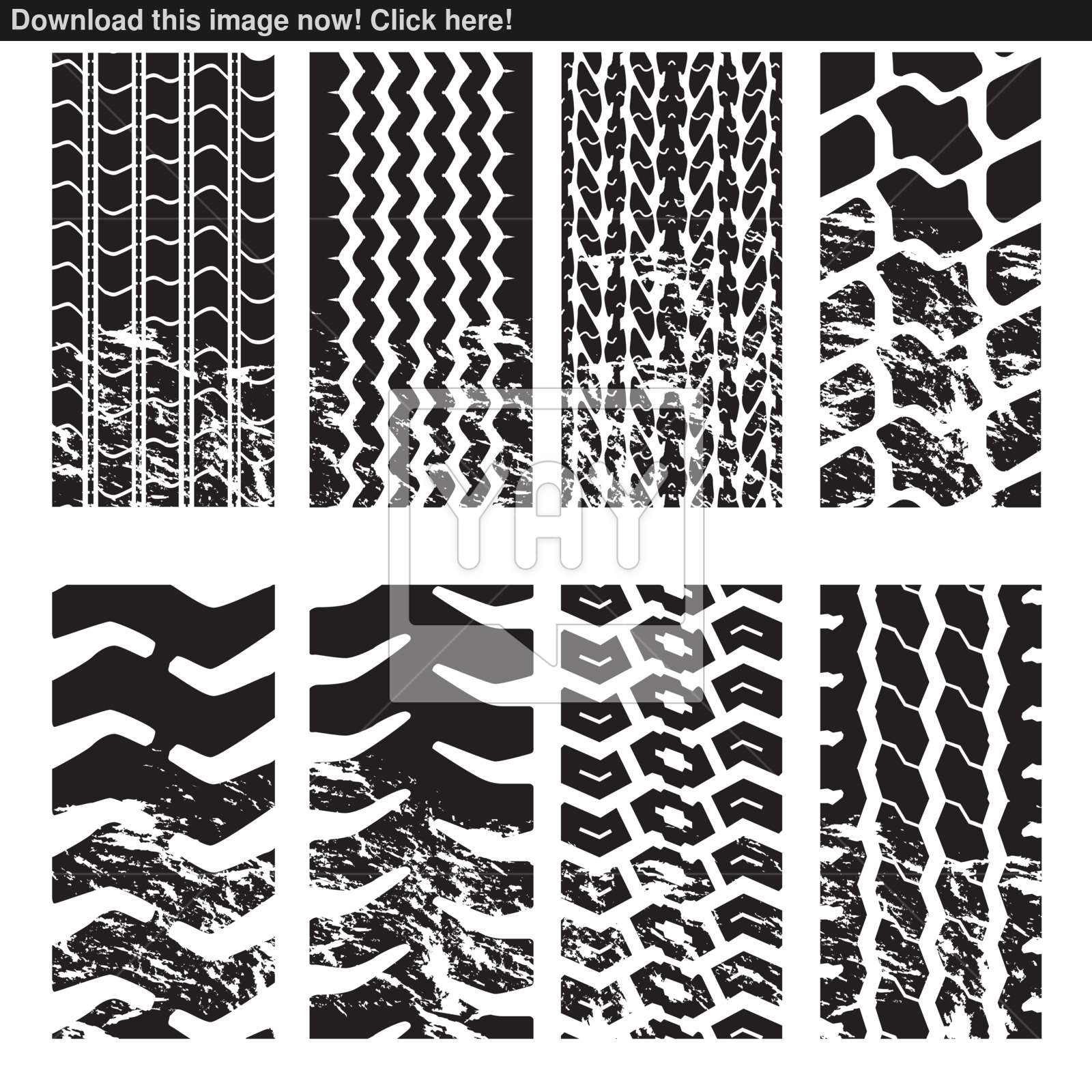1600x1600 Truck Tire Tracks Vector