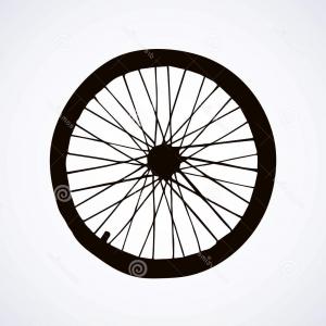 300x300 Car Or Truck Tire Drawing Outline Vector Hoodamathrun