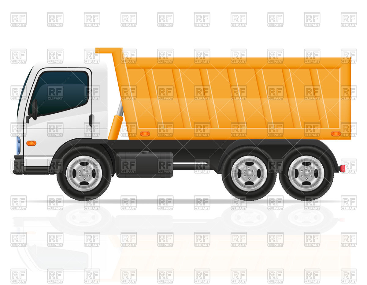 1200x933 Tipper Truck Vector Image Of Transportation Konturvid