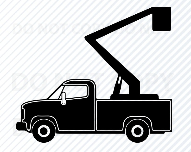 Free Free 229 Tree Trimmer Bucket Truck Svg SVG PNG EPS DXF File