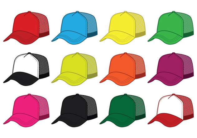 632x443 Blank Trucker Hat Vector Free Vector Download Cannypic