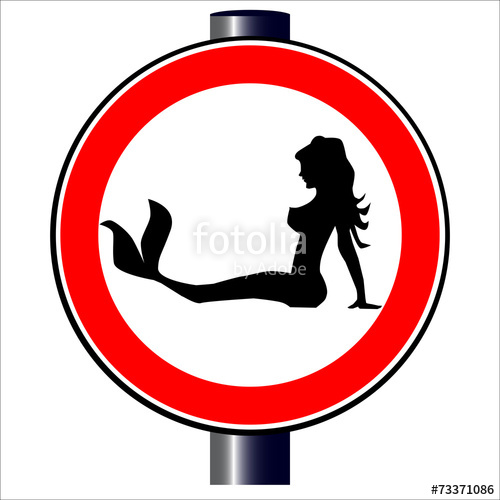 500x500 Trucker Girl Road Sign Stock Image And Royalty Free Vector