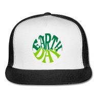 190x190 Earth Day Groovy, Color Vector Trucker Cap Spreadshirt