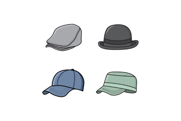 580x387 Hat Vector Illustration Graphic