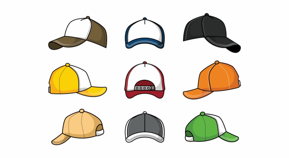 920x503 Trucker Hat Icons Vector