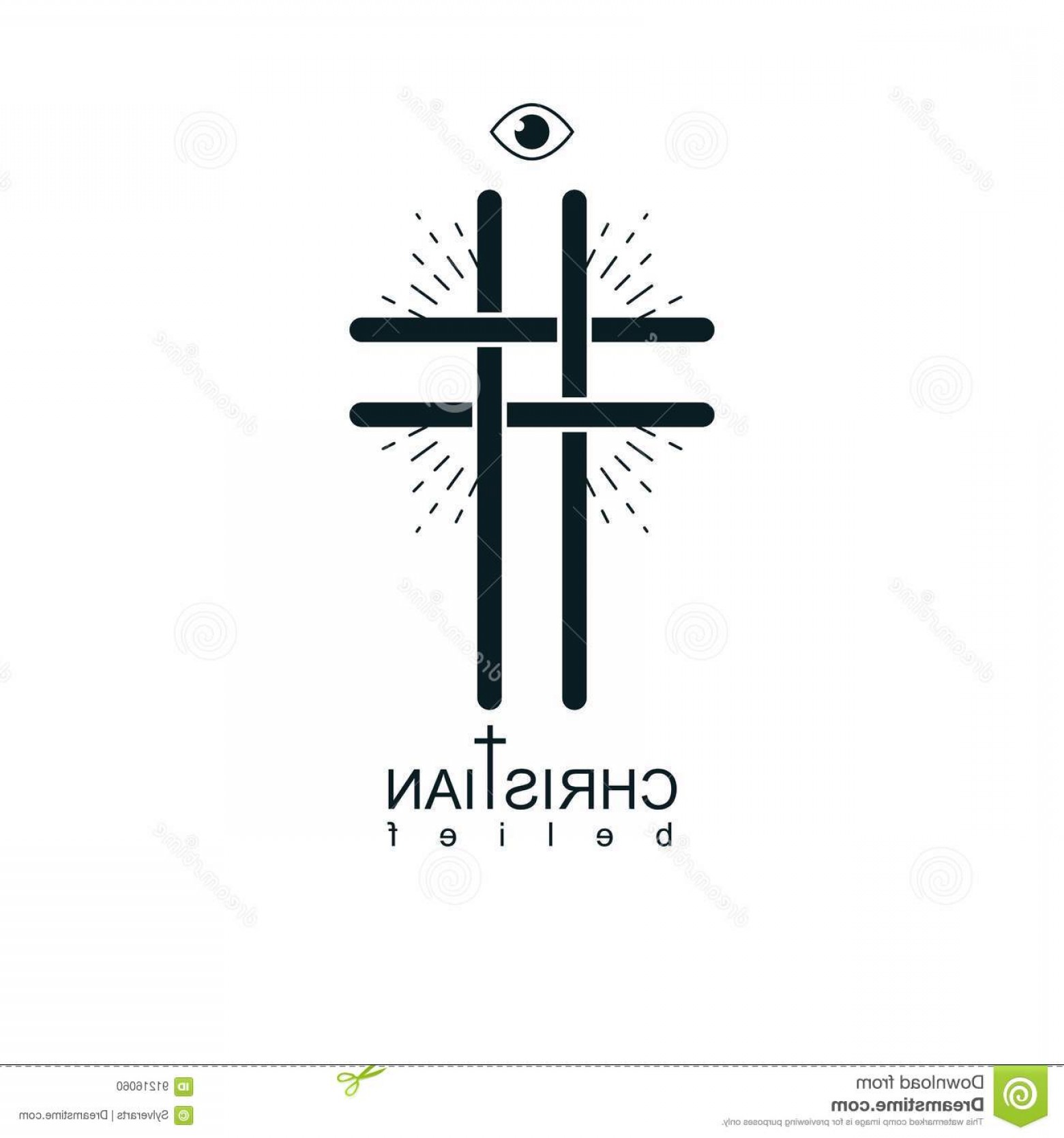 Stock Illustration Christian Cross True Belief Vector Religion 1560x1668 Stock Illustration Christian Cross True Belief Vector Religion