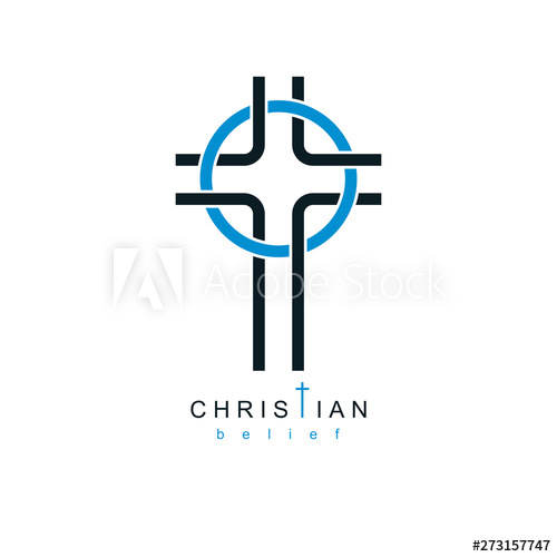 Christian Cross True Belief In God Vector Symbol, Christianity 500x500 Christian Cross True Belief In God Vector Symbol, Christianity