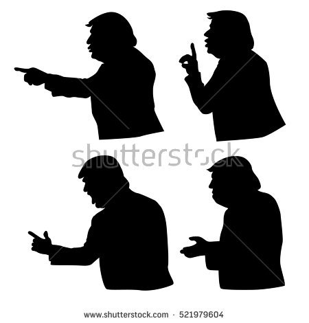 Trump Silhouette Vector 450x470 Trump Silhouette Vector