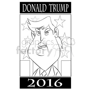 Donald Trump Election For President Black And White Clipart 300x300 Donald Trump Election For President Black And White Clipart