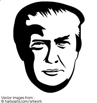 335x355 Download Donald Trump Stencil