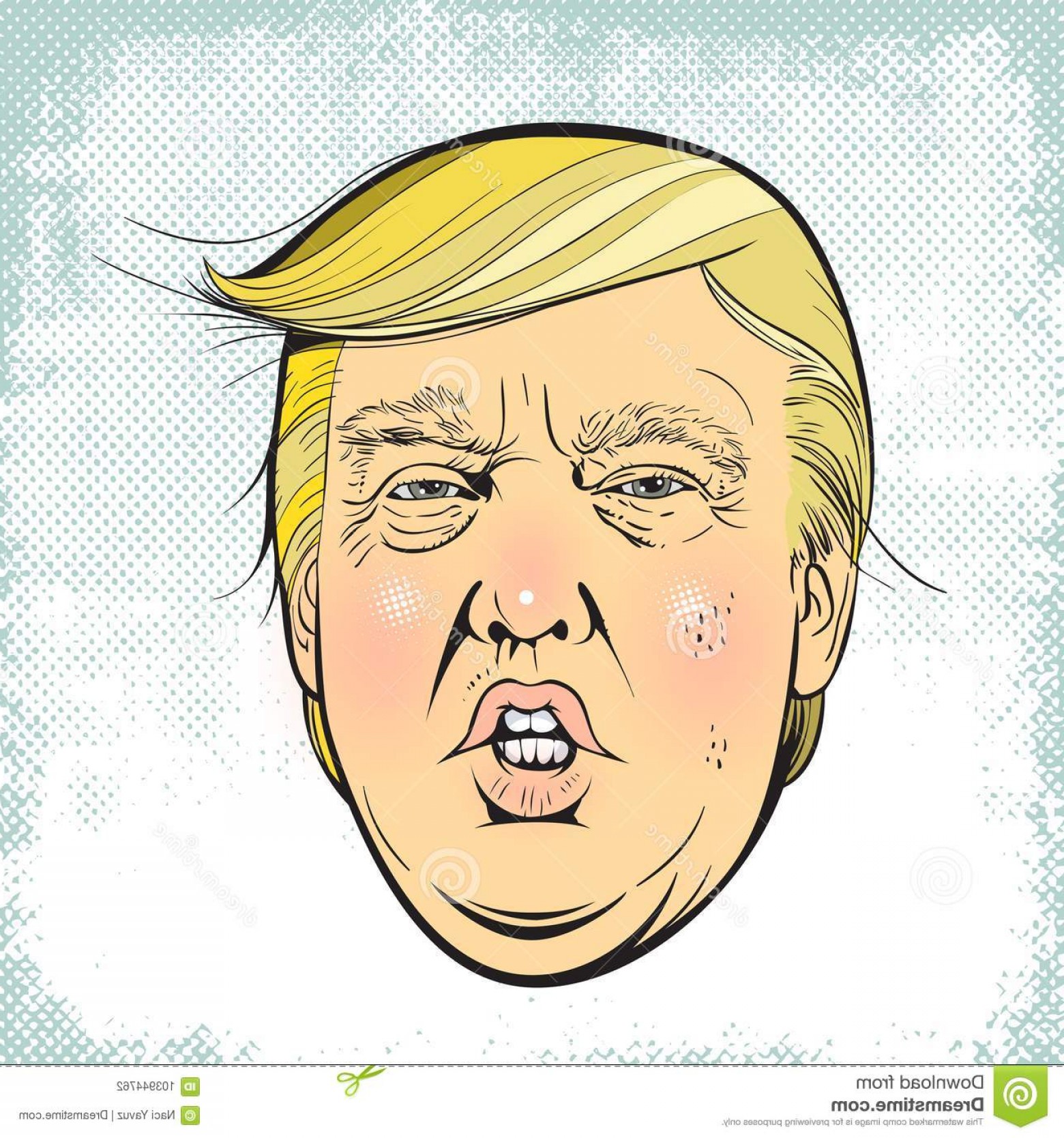 Trump Face Vector at Vectorified.com | Collection of Trump Face Vector ...