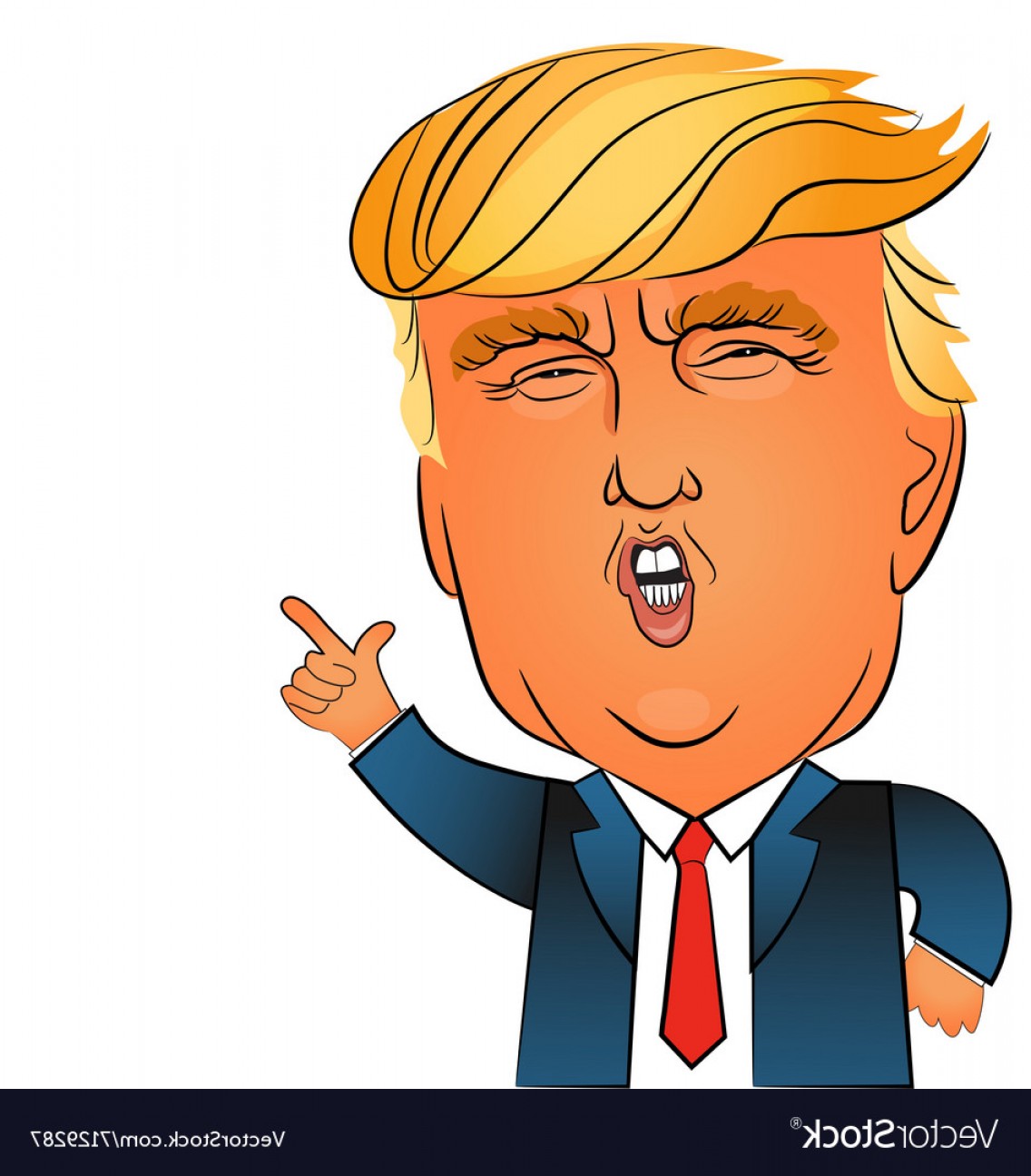 1136x1296 Donald Trump Character Portrait Vector Soidergi