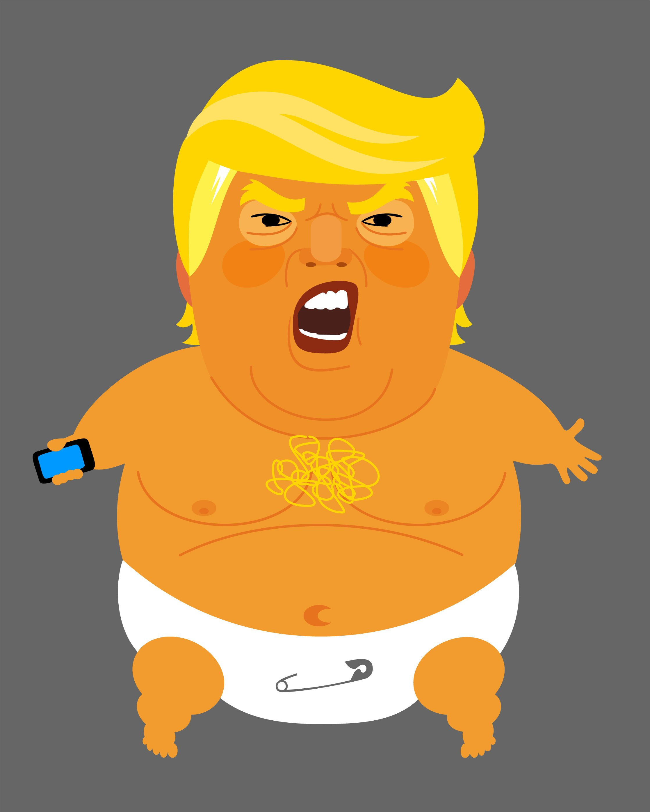 2235x2791 Trump Baby Balloon Vector Art Etsy