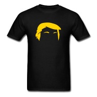 190x190 Trump Hair Minimal Vector Men's T Shirt Spreadshirt