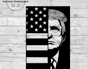340x270 Trump Silhouette Etsy