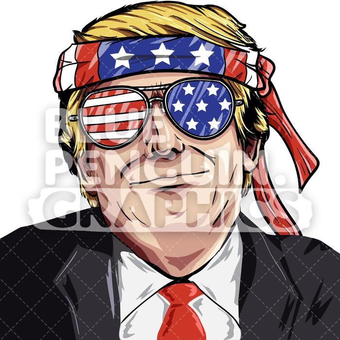 Donald Trump Usa Vector Cartoon Clipart Illustration Blue 700x700 Donald Trump Usa Vector Cartoon Clipart Illustration Blue