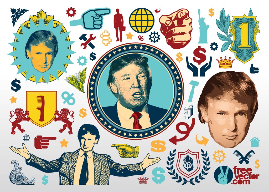 1024x730 Donald Trump Graphics Vector Art Graphics