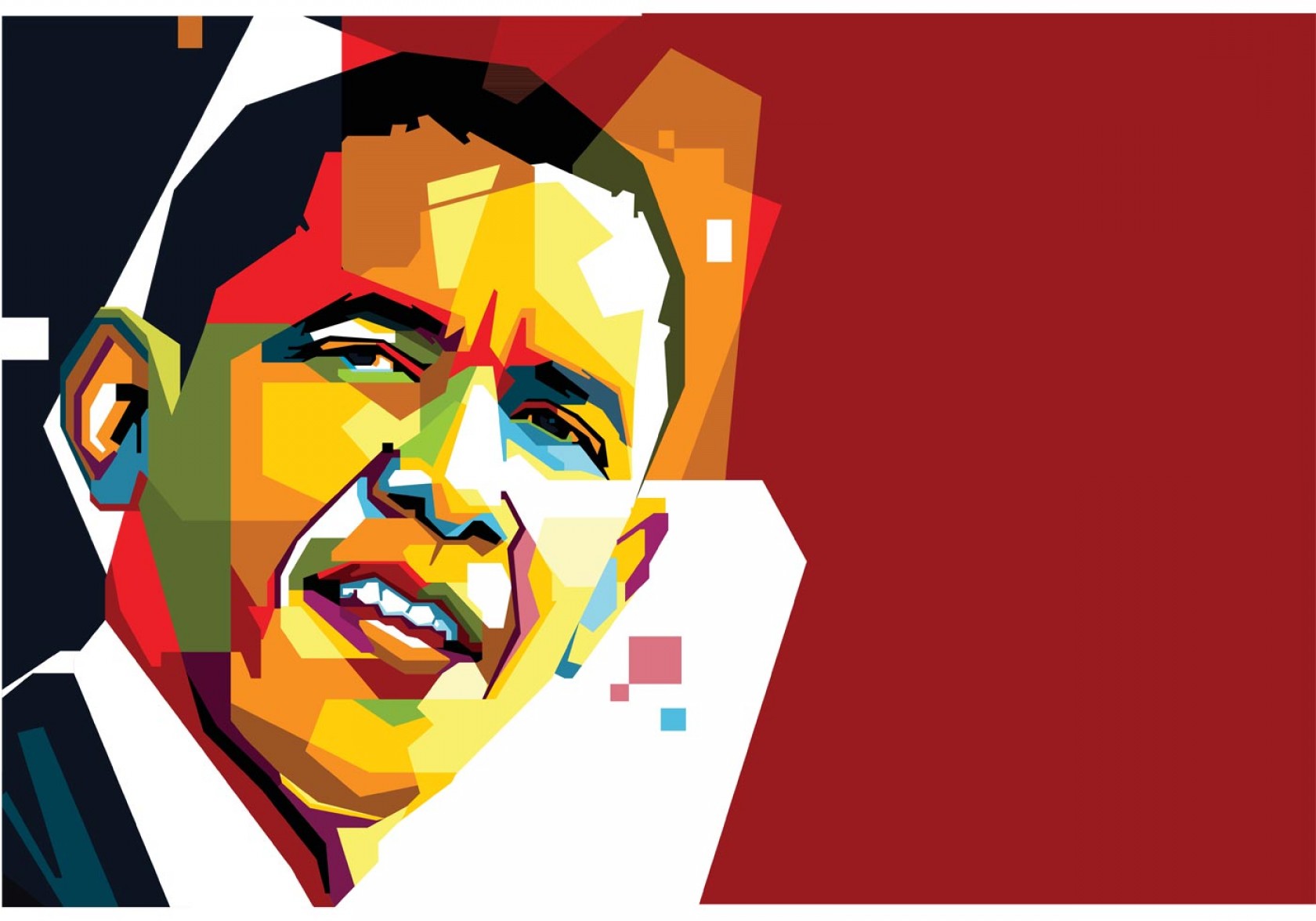 1680x1176 Free Obama Vector Portrait Two Catchsplace