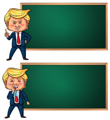 449x490 Banner Template With Us President Trump