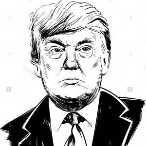 300x300 Donald Trump And Steve Bannon Cartoon Vector Soidergi
