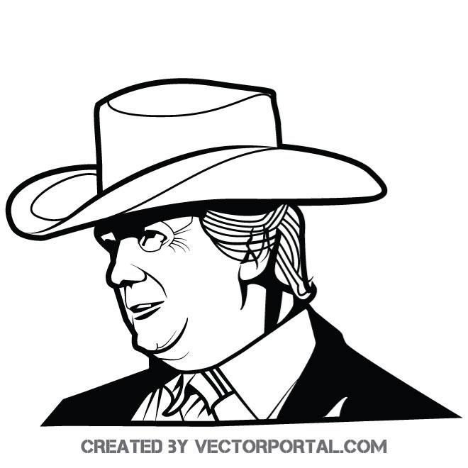 660x660 American President Donald Trump Vector Image