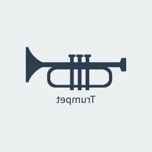 300x300 Trumpet Icon Silhouette Icon Vector Cqrecords