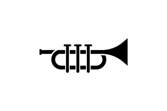 580x386 Trumpet Black Icon