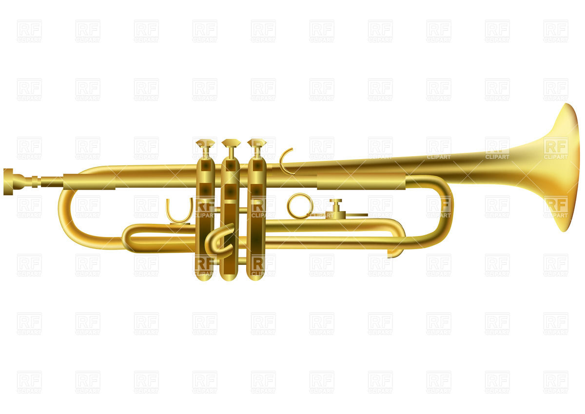 1200x849 Golden Trumpet Vector Image Of Objects Arkela