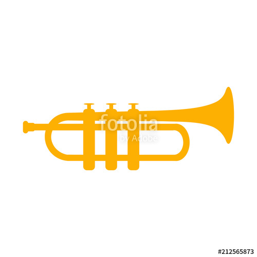 500x500 Trumpet Vector Icon Stock Image And Royalty Free Vector