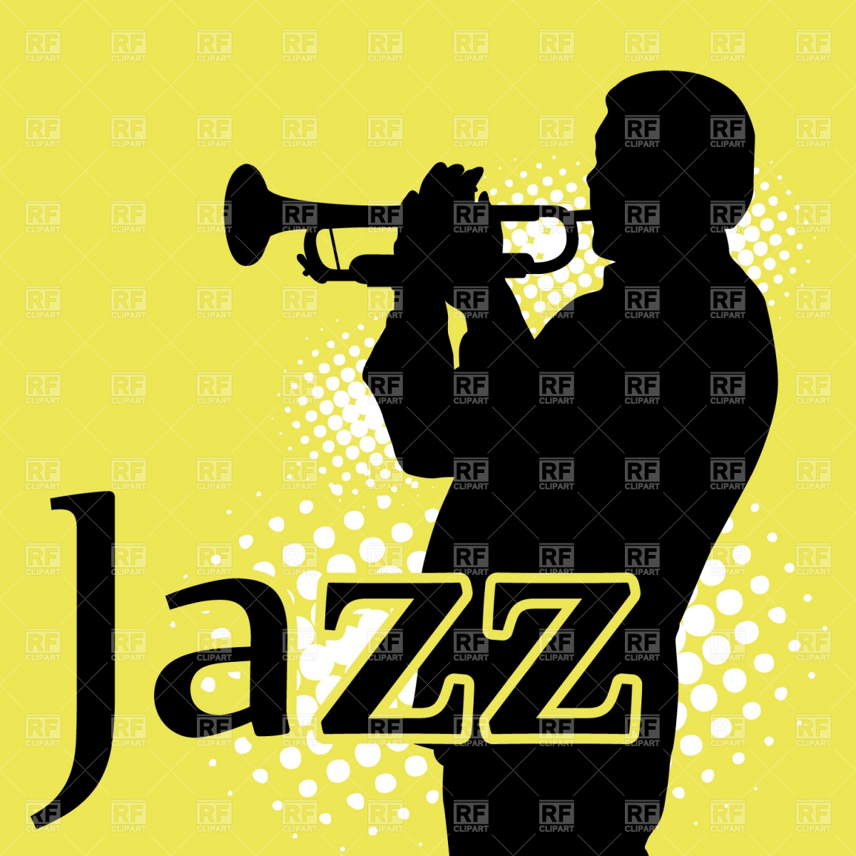 1200x1200 Jazz Musician Playing Trumpet Vector Image Of People Prague