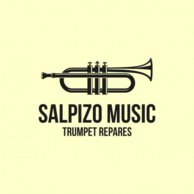 626x626 Music Logo Design With Trumpet Vector Premium Download