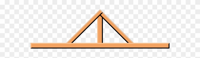 King Post Truss Vector 840x245 King Post Truss Vector