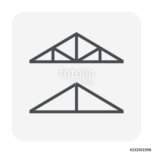 Roof Truss Icon Stock Image And Royalty Free Vector 500x500 Roof Truss Icon Stock Image And Royalty Free Vector