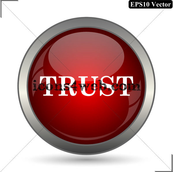 600x597 Trust Vector Icon Trust Vector Button