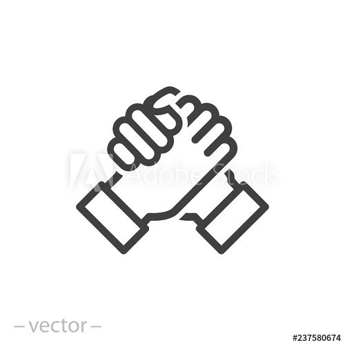500x500 Arm Trust Icon Vector