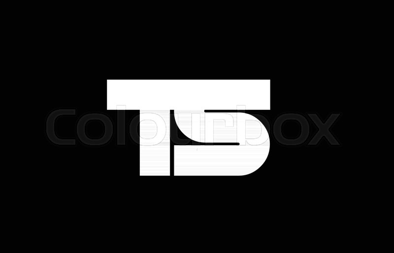 800x514 Ts T S Letter Logo Combination Stock Vector Colourbox