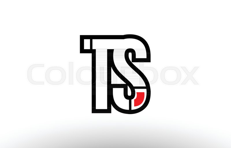 800x514 Black And White Alphabet Letter Ts T S Stock Vector Colourbox