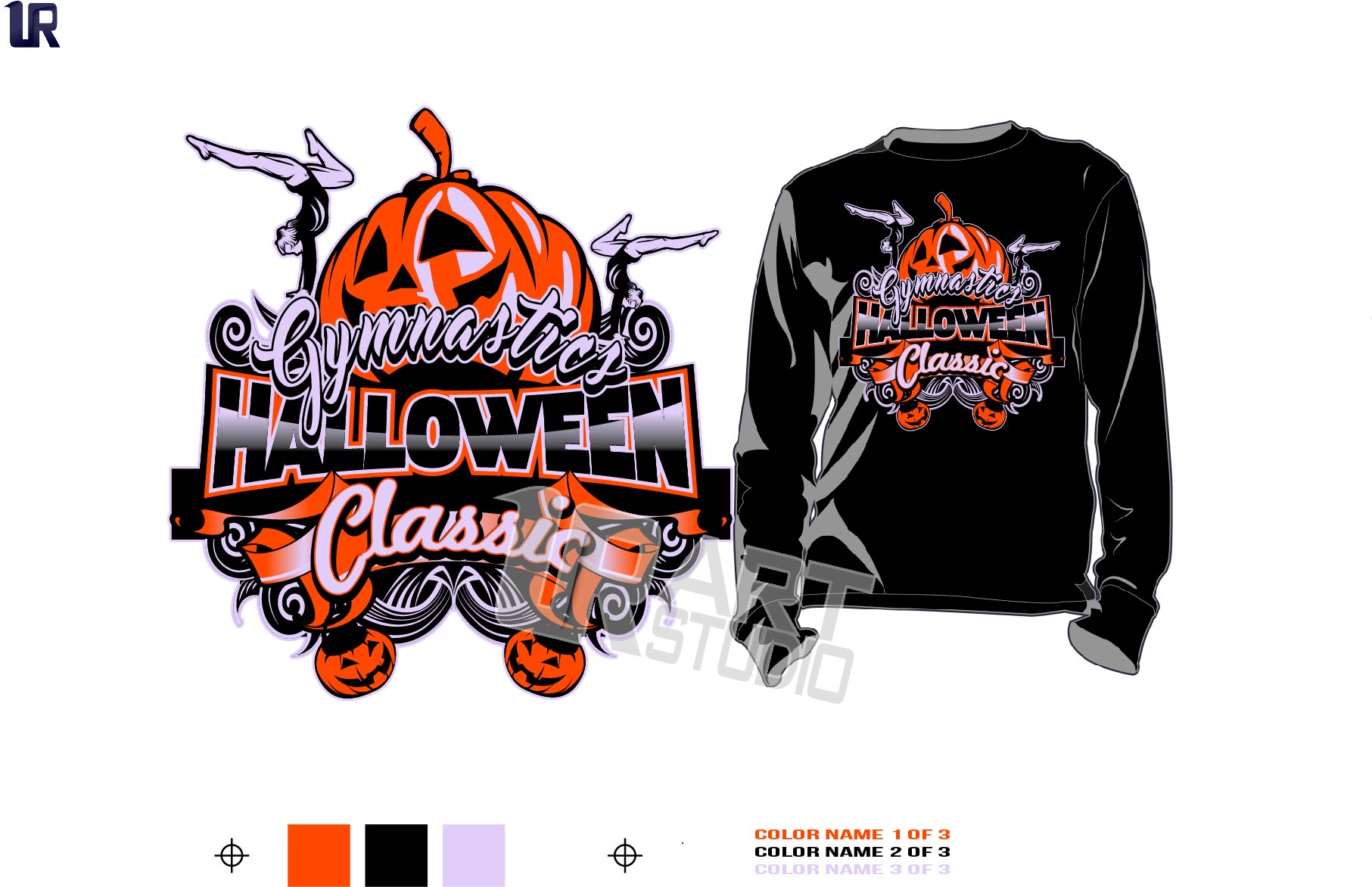 1813x1172 Download Girls Gymnastics Tshirt Vector Design Color Separated