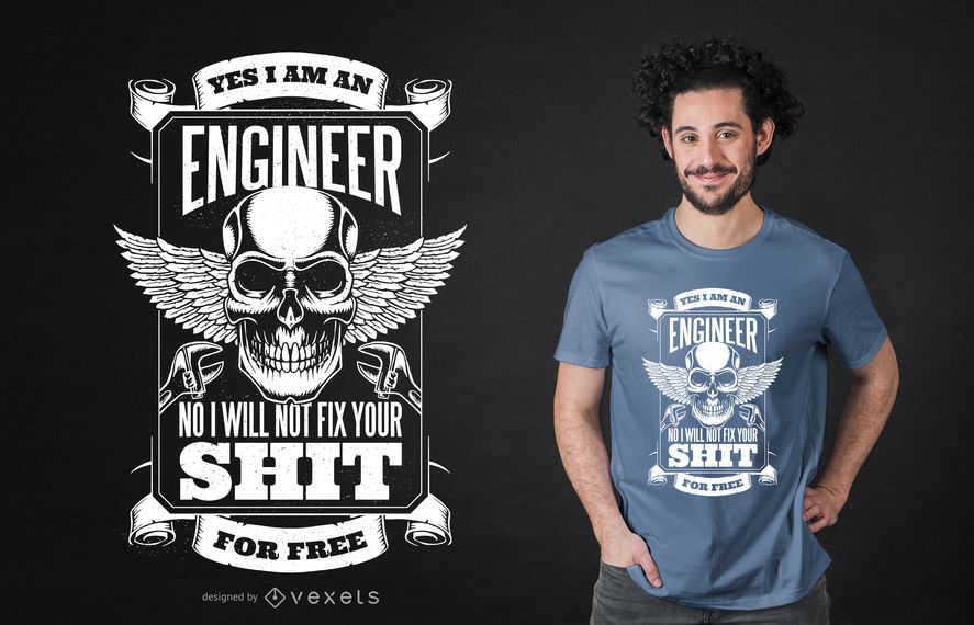 887x570 Engineer Funny Quote T Shirt Design