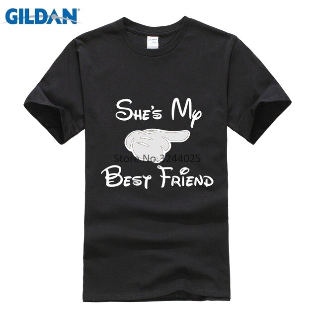 640x640 Gildan Tshirt Best Friends Letter Funny T Shirt For Men Vector