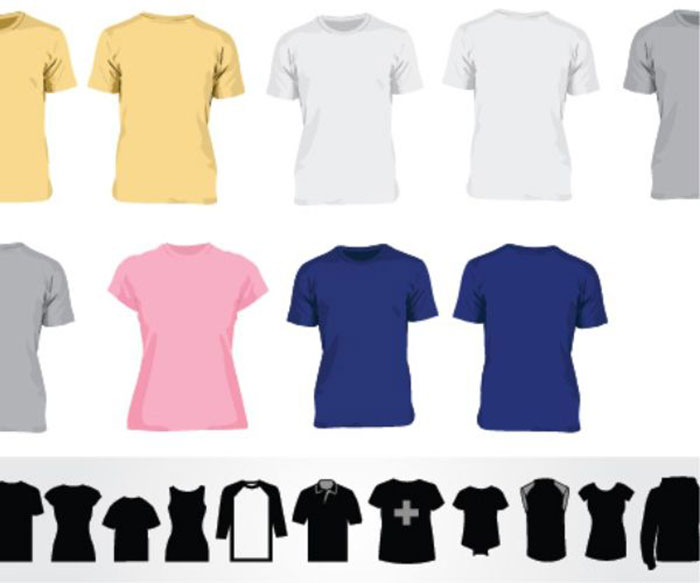 The Best Free T Shirt Template Options For Photoshop 700x583 The Best Free T Shirt Template Options For Photoshop