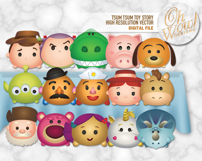 Large Format Tsum Tsum Toy Story Character 690x552 Large Format Tsum Tsum Toy Story Character