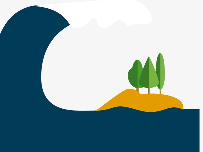 650x487 Vector Tsunami, Hd, Vector, Blue Png