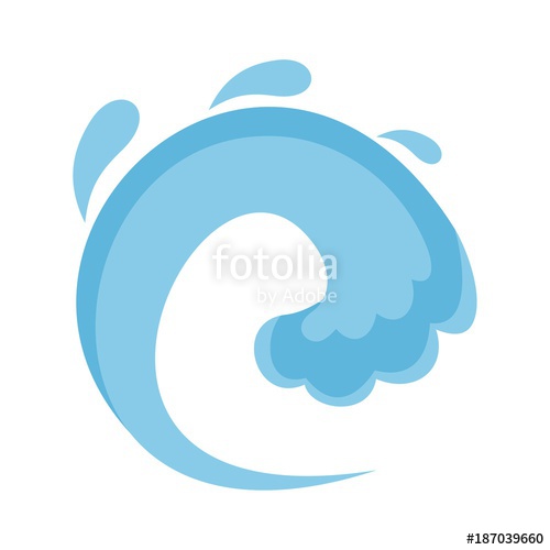 500x500 Wave Water Tsunami Icon Flat Illustration Of Wave Water Tsunami